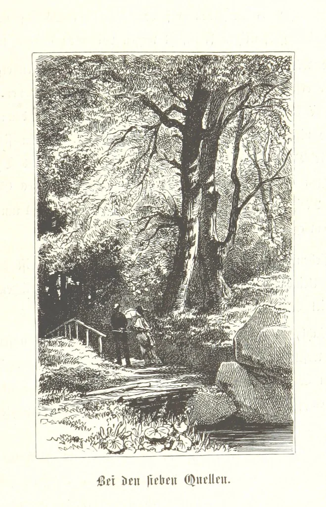 An illustration from Der Starnberger See, Bavaria. Eine Wanderung durch seine Uferorte. Wort und Bild von G. A. H. Holzschnitte von H. Wolf, 1876, leaf 35
