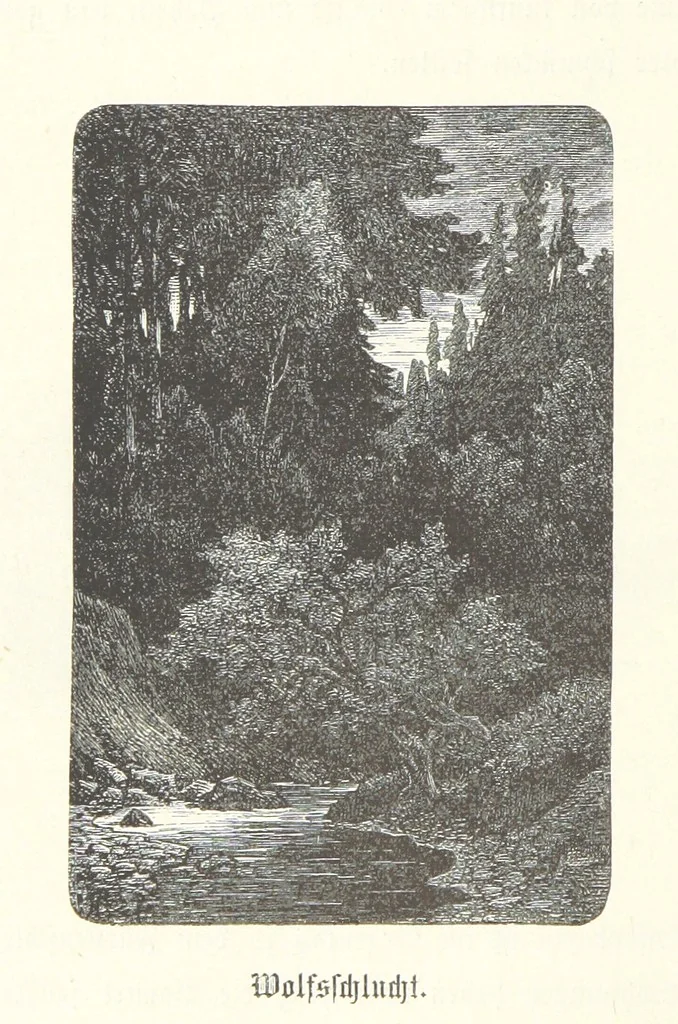 An illustration from Der Starnberger See, Bavaria. Eine Wanderung durch seine Uferorte. Wort und Bild von G. A. H. Holzschnitte von H. Wolf, 1876, leaf 46