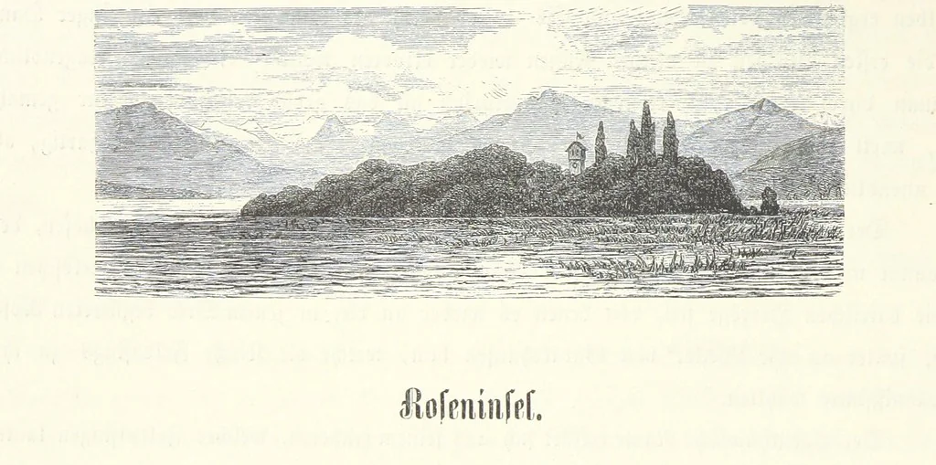 An illustration from Der Starnberger See, Bavaria. Eine Wanderung durch seine Uferorte. Wort und Bild von G. A. H. Holzschnitte von H. Wolf, 1876, leaf 50