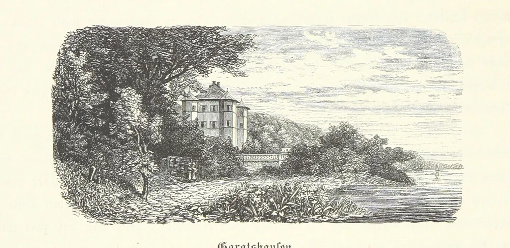 An illustration from Der Starnberger See, Bavaria. Eine Wanderung durch seine Uferorte. Wort und Bild von G. A. H. Holzschnitte von H. Wolf, 1876, leaf 56