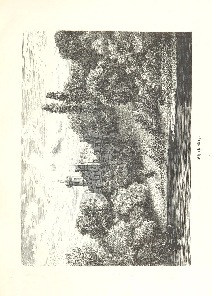 An illustration from Der Starnberger See, Bavaria. Eine Wanderung durch seine Uferorte. Wort und Bild von G. A. H. Holzschnitte von H. Wolf, 1876, leaf 97