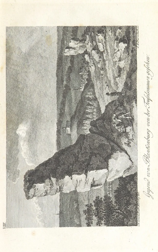 An illustration from Tageblätter unsrer Reise in und um den Harz. Mit 16 ... Zeichnungen, 1805, leaf 113