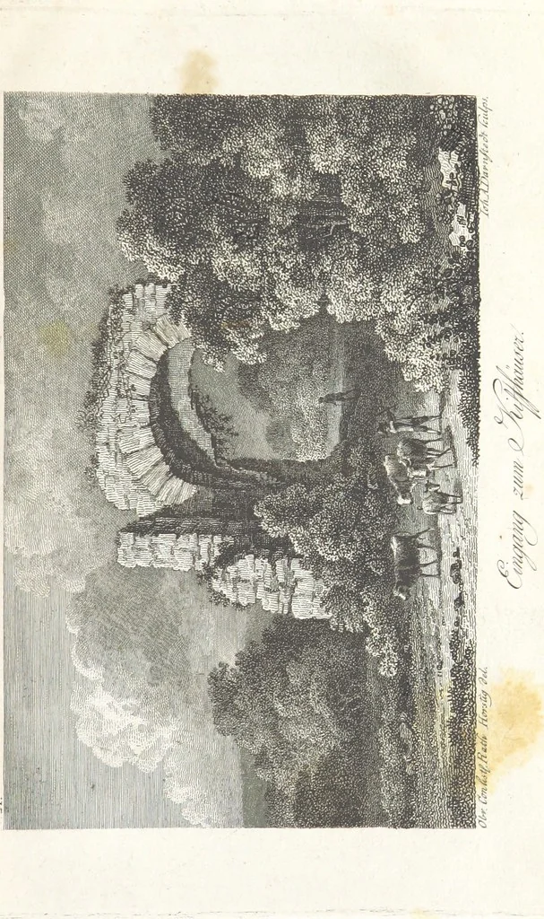 An illustration from Tageblätter unsrer Reise in und um den Harz. Mit 16 ... Zeichnungen, 1805, leaf 151