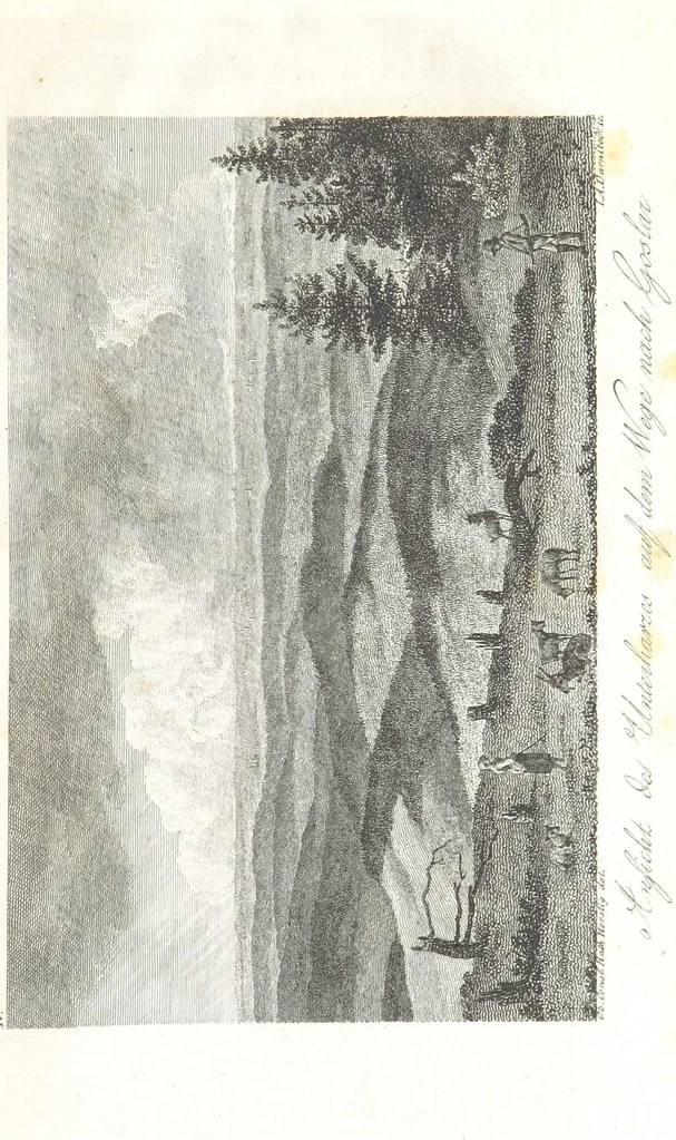 An illustration from Tageblätter unsrer Reise in und um den Harz. Mit 16 ... Zeichnungen, 1805, leaf 67