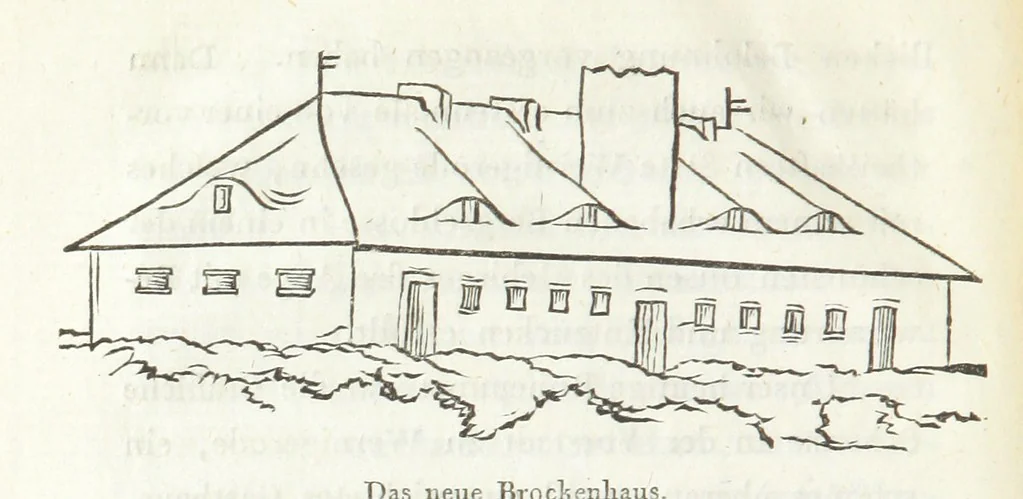 An illustration from Tageblätter unsrer Reise in und um den Harz. Mit 16 ... Zeichnungen, 1805, leaf 90