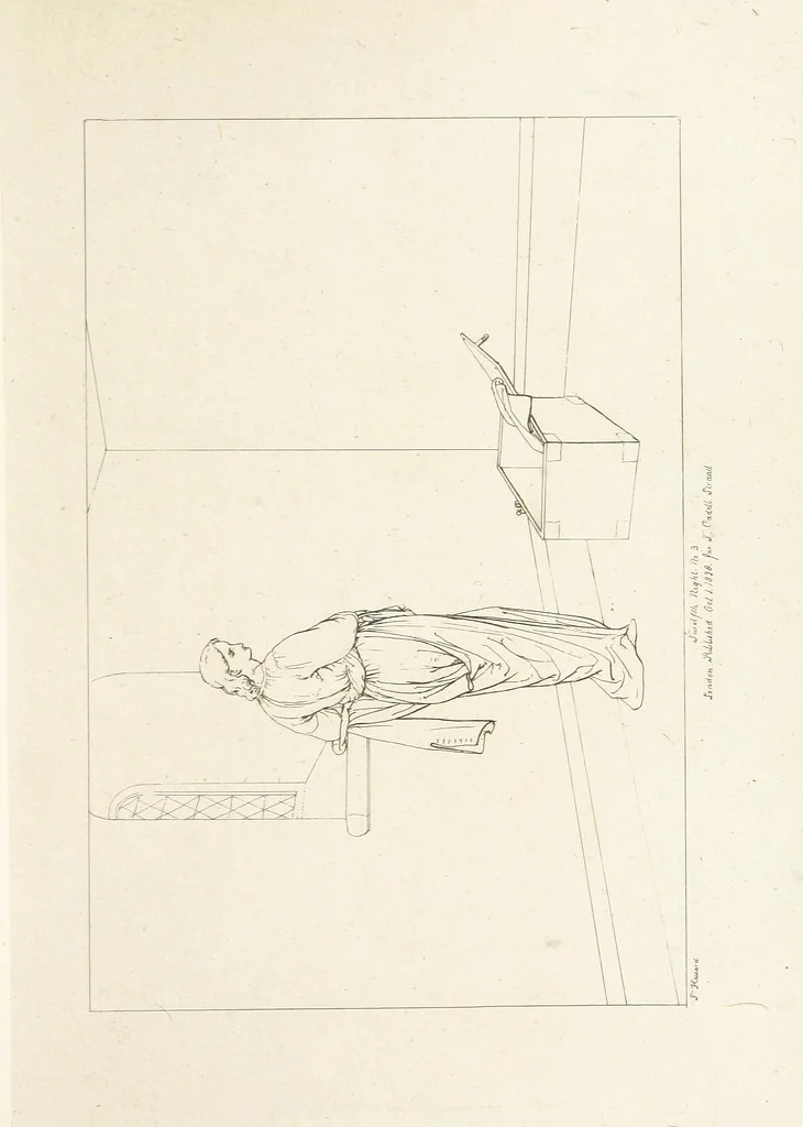 An illustration from The Spirit of the Plays of Shakspeare exhibited in a Series of Outline Plates, illustrative of the story of each play ... With quotations and descriptions. L.P, 1833, leaf 131