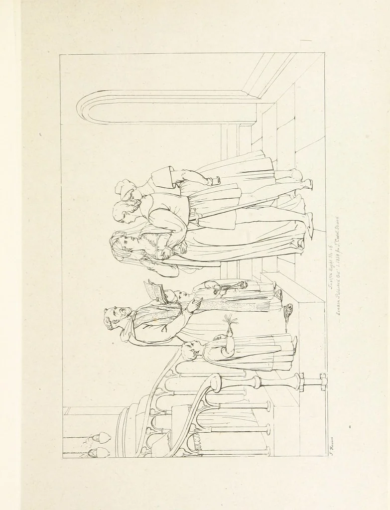 An illustration from The Spirit of the Plays of Shakspeare exhibited in a Series of Outline Plates, illustrative of the story of each play ... With quotations and descriptions. L.P, 1833, leaf 157