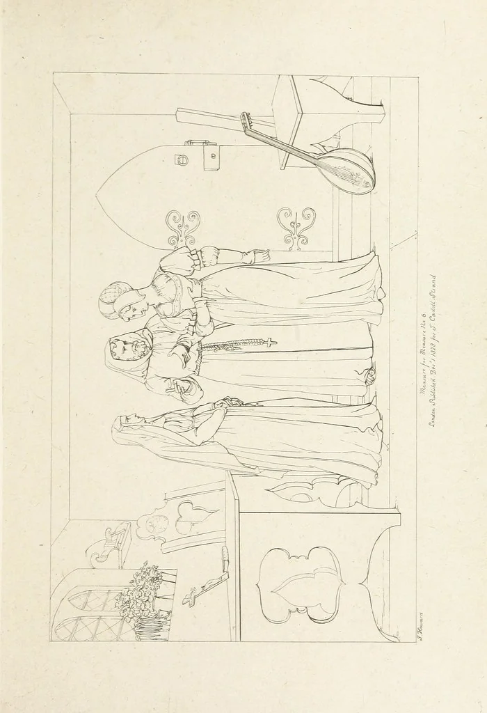 An illustration from The Spirit of the Plays of Shakspeare exhibited in a Series of Outline Plates, illustrative of the story of each play ... With quotations and descriptions. L.P, 1833, leaf 187