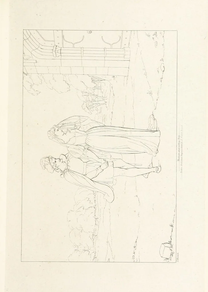 An illustration from The Spirit of the Plays of Shakspeare exhibited in a Series of Outline Plates, illustrative of the story of each play ... With quotations and descriptions. L.P, 1833, leaf 231