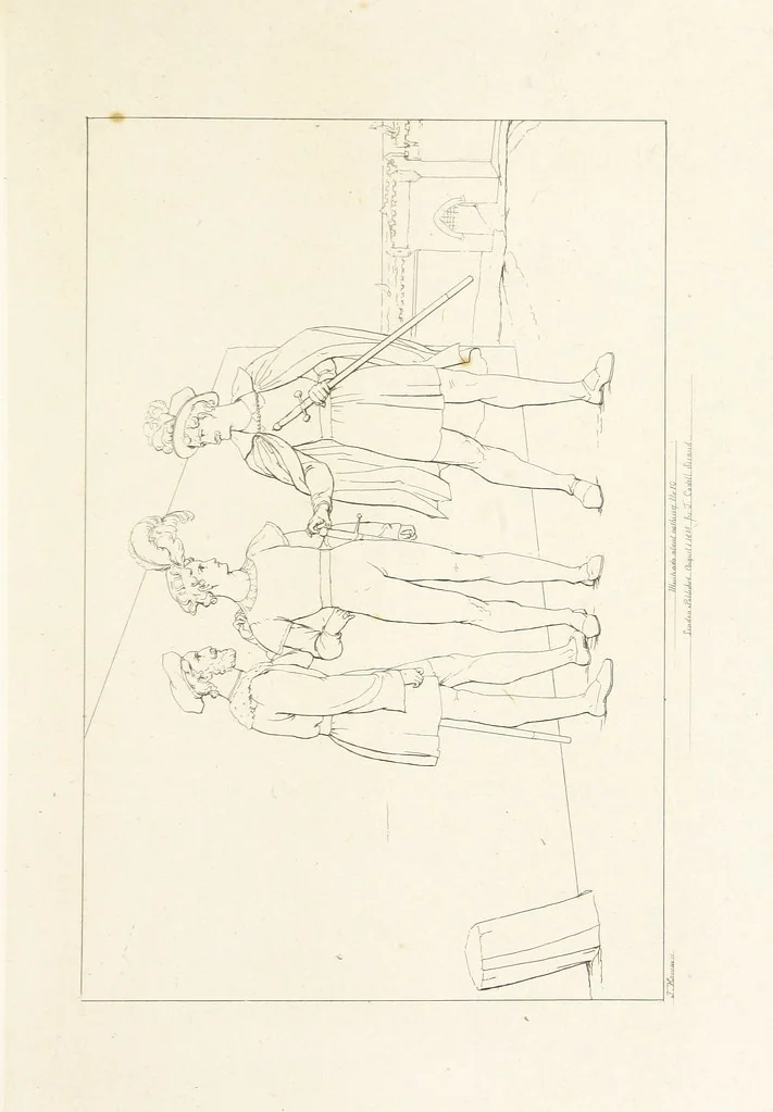An illustration from The Spirit of the Plays of Shakspeare exhibited in a Series of Outline Plates, illustrative of the story of each play ... With quotations and descriptions. L.P, 1833, leaf 233