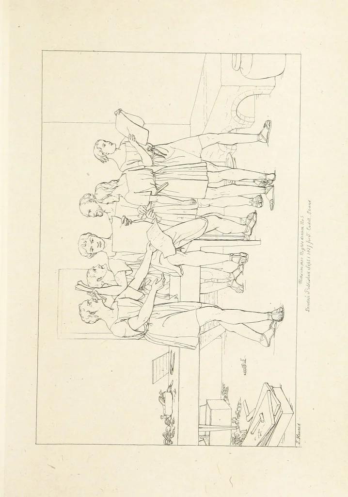 An illustration from The Spirit of the Plays of Shakspeare exhibited in a Series of Outline Plates, illustrative of the story of each play ... With quotations and descriptions. L.P, 1833, leaf 259