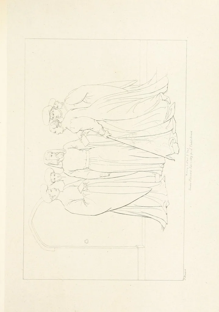 An illustration from The Spirit of the Plays of Shakspeare exhibited in a Series of Outline Plates, illustrative of the story of each play ... With quotations and descriptions. L.P, 1833, leaf 141