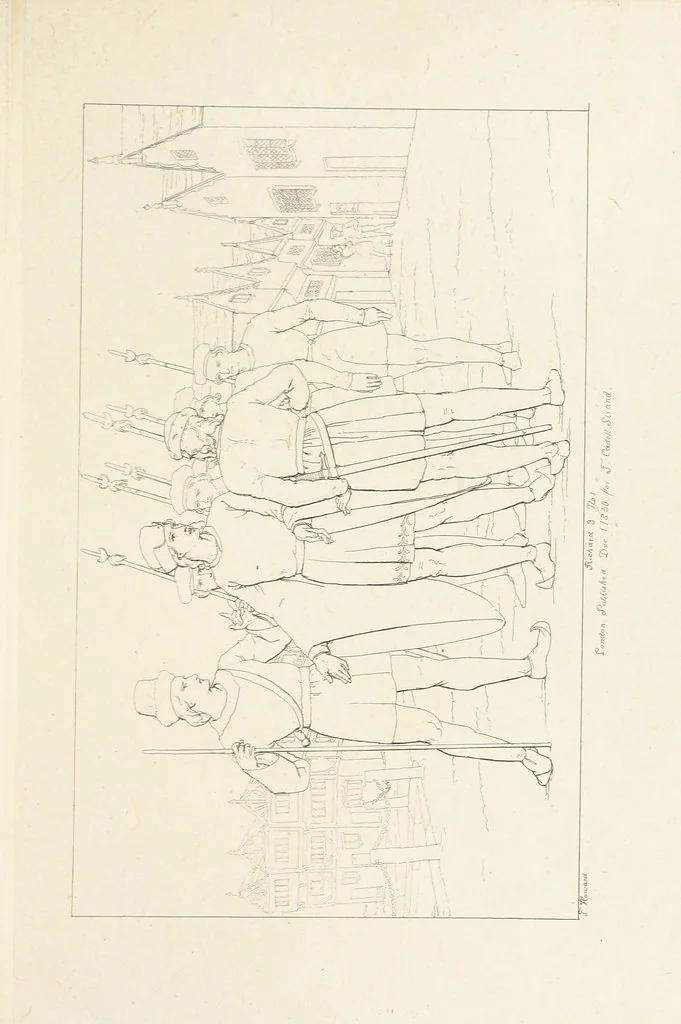 An illustration from The Spirit of the Plays of Shakspeare exhibited in a Series of Outline Plates, illustrative of the story of each play ... With quotations and descriptions. L.P, 1833, leaf 317