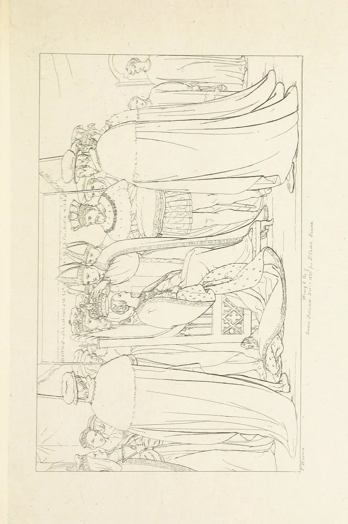 An illustration from The Spirit of the Plays of Shakspeare exhibited in a Series of Outline Plates, illustrative of the story of each play ... With quotations and descriptions. L.P, 1833, leaf 359