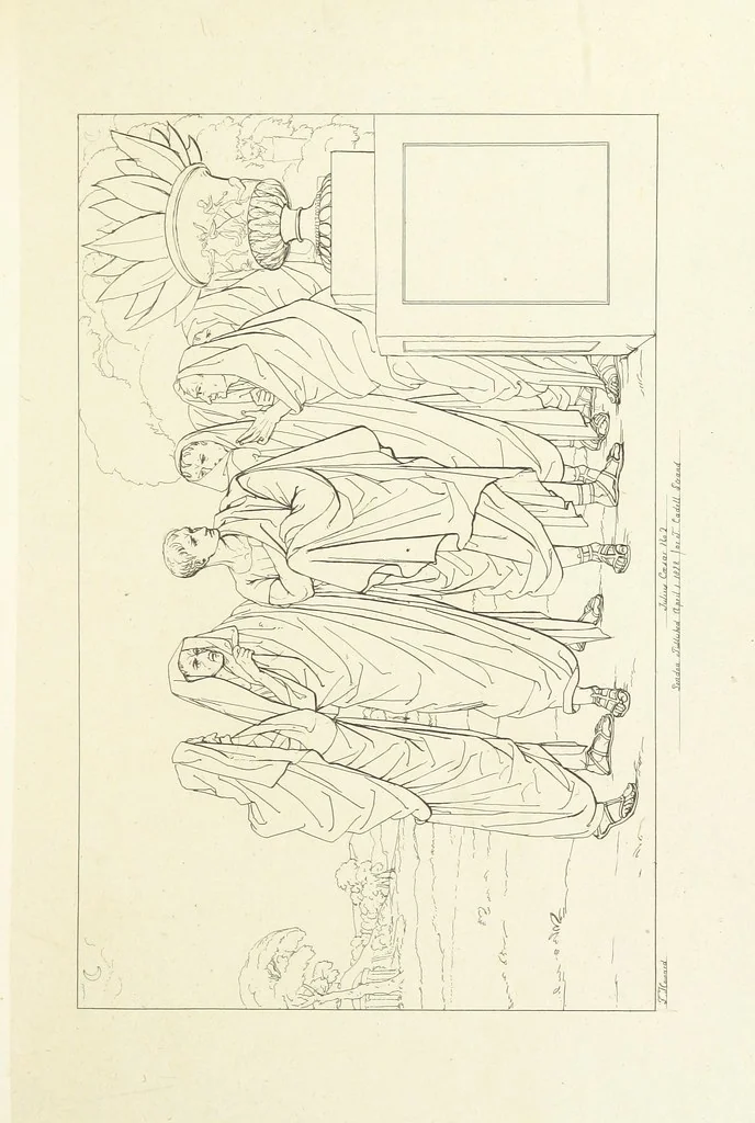 An illustration from The Spirit of the Plays of Shakspeare exhibited in a Series of Outline Plates, illustrative of the story of each play ... With quotations and descriptions. L.P, 1833, leaf 175
