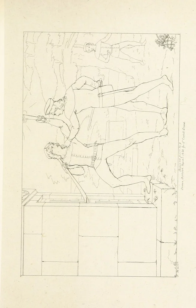 An illustration from The Spirit of the Plays of Shakspeare exhibited in a Series of Outline Plates, illustrative of the story of each play ... With quotations and descriptions. L.P, 1833, leaf 161