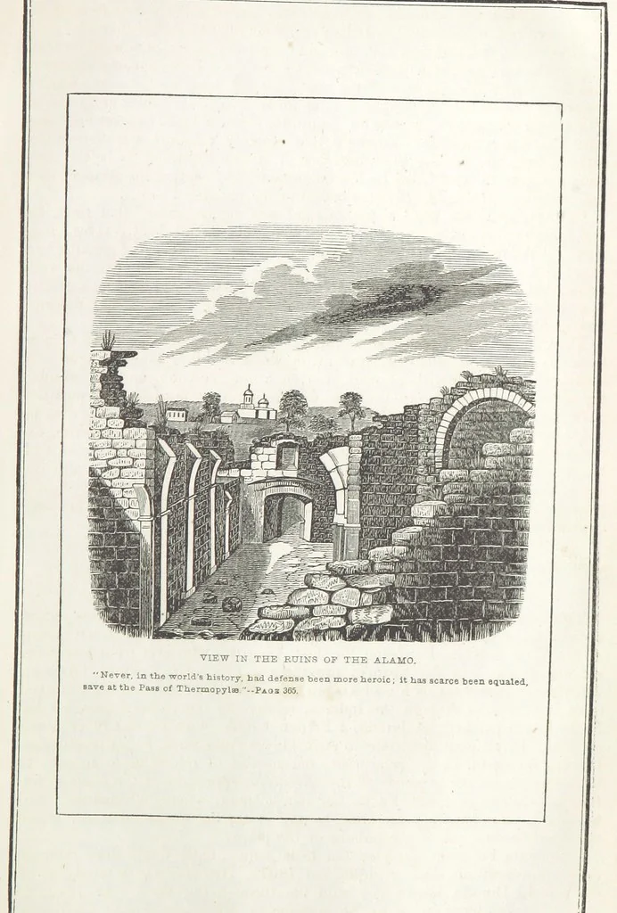 An illustration from Historical Collections of the Great West; containing narrations of the most important ... events in Western History, remarkable individual adventures, sketches of frontier life, descriptions of natural curiosities ... Historical and descriptive sketches of Oregon, New Mexico, Texas, Minnesota, Utah and California, 1851, leaf 319