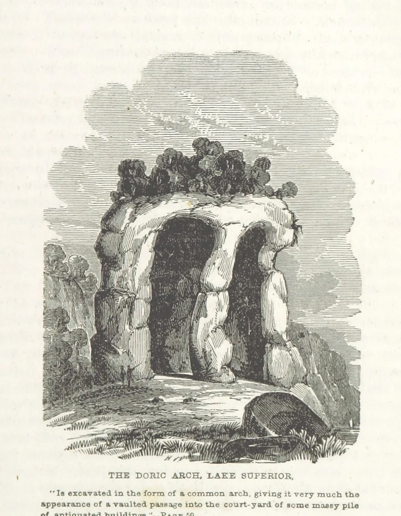 An illustration from Historical Collections of the Great West; containing narrations of the most important ... events in Western History, remarkable individual adventures, sketches of frontier life, descriptions of natural curiosities ... Historical and descriptive sketches of Oregon, New Mexico, Texas, Minnesota, Utah and California, 1851, leaf 37