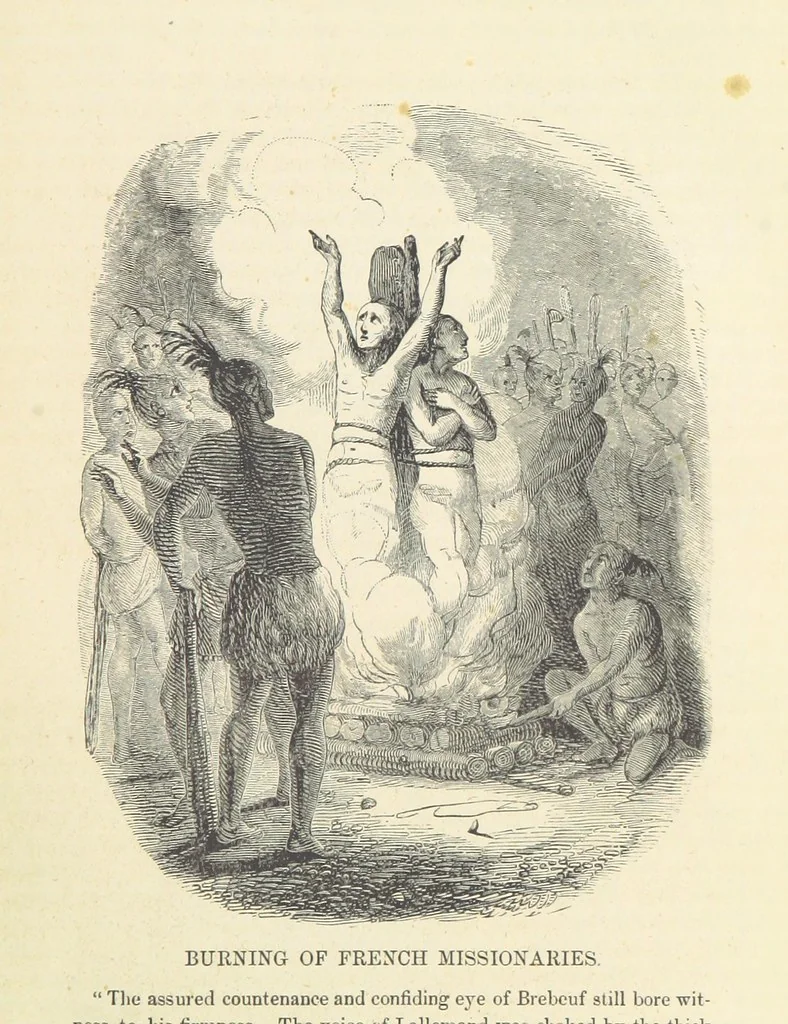 An illustration from Historical Collections of the Great West; containing narrations of the most important ... events in Western History, remarkable individual adventures, sketches of frontier life, descriptions of natural curiosities ... Historical and descriptive sketches of Oregon, New Mexico, Texas, Minnesota, Utah and California, 1851, leaf 53