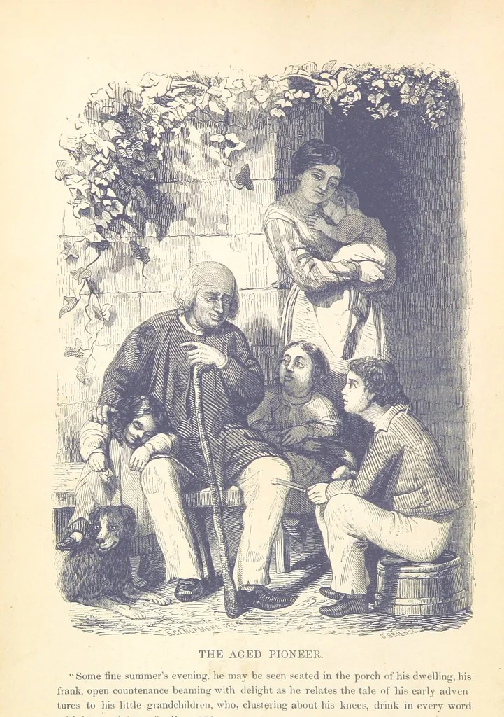 An illustration from Historical Collections of the Great West; containing narrations of the most important ... events in Western History, remarkable individual adventures, sketches of frontier life, descriptions of natural curiosities ... Historical and descriptive sketches of Oregon, New Mexico, Texas, Minnesota, Utah and California, 1851, leaf 8