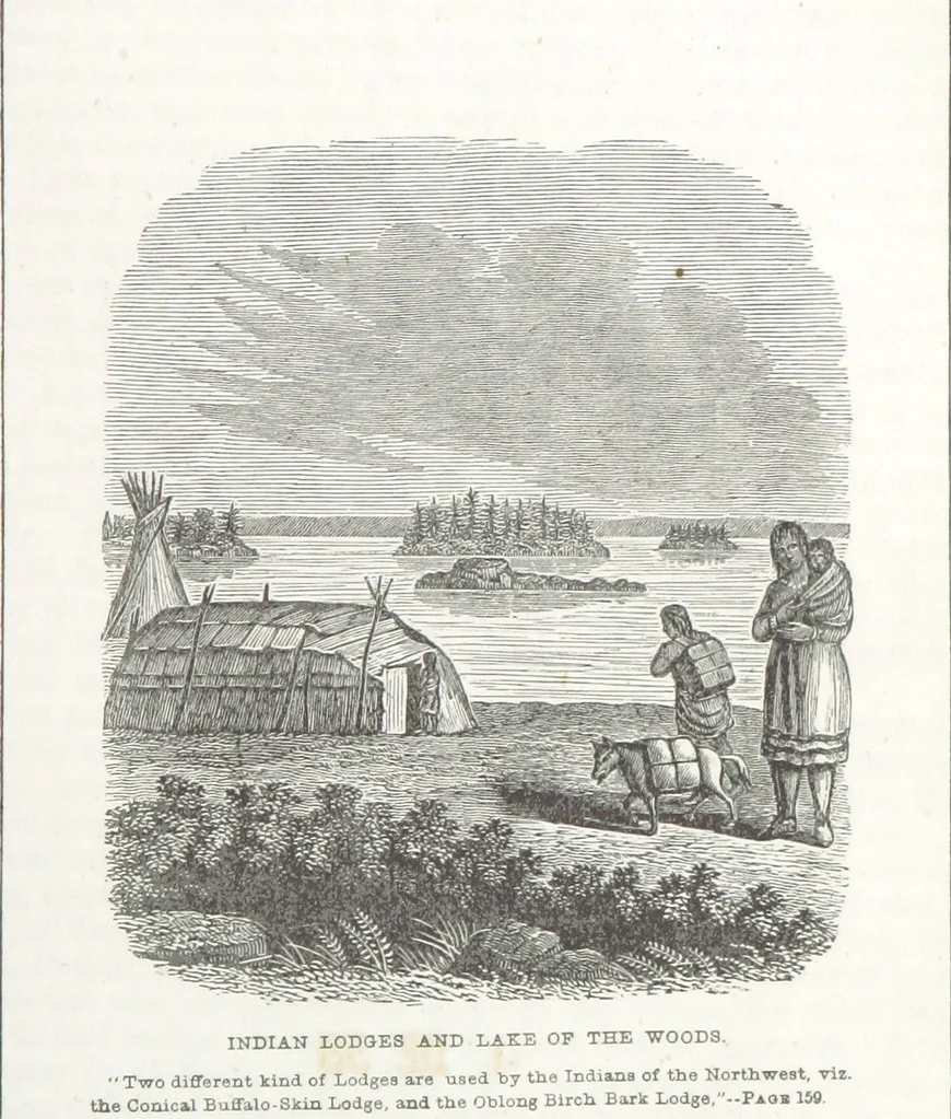 An illustration from Historical Collections of the Great West; containing narrations of the most important ... events in Western History, remarkable individual adventures, sketches of frontier life, descriptions of natural curiosities ... Historical and descriptive sketches of Oregon, New Mexico, Texas, Minnesota, Utah and California, 1851, leaf 87