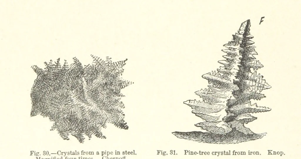 An illustration from The Metallurgy of Steel. Vol. 1, 1890, leaf 170