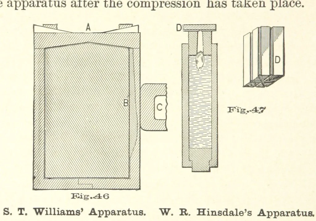 An illustration from The Metallurgy of Steel. Vol. 1, 1890, leaf 178