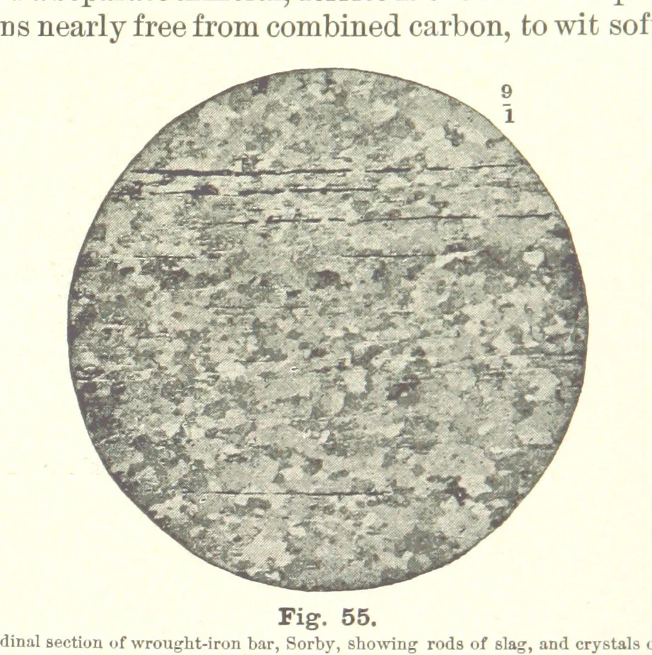 An illustration from The Metallurgy of Steel. Vol. 1, 1890, leaf 187