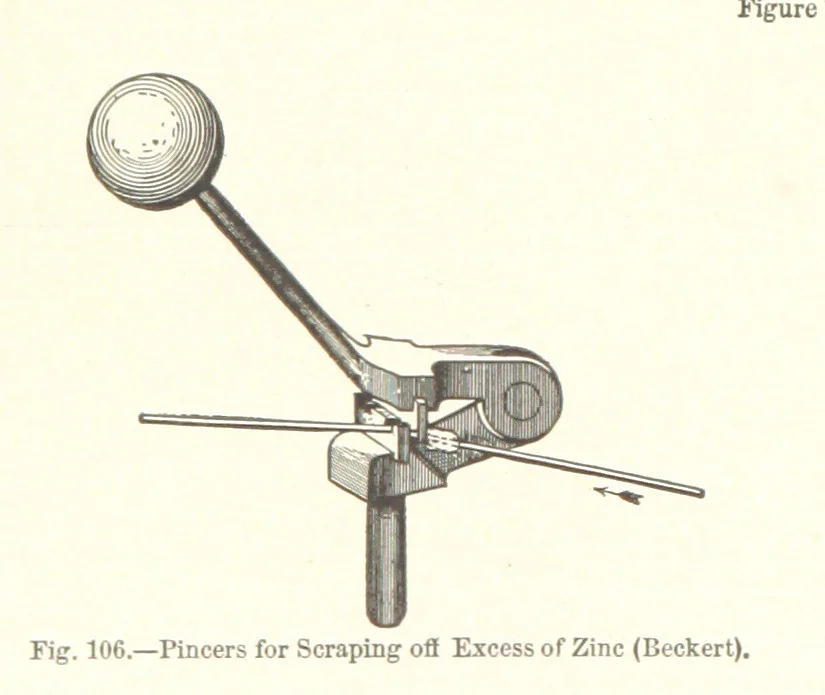 An illustration from The Metallurgy of Steel. Vol. 1, 1890, leaf 248