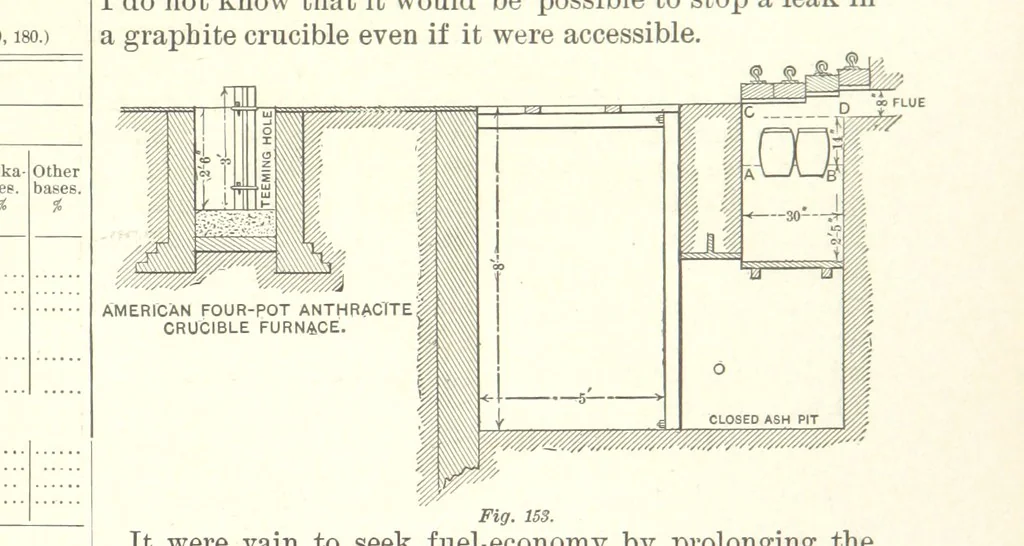 An illustration from The Metallurgy of Steel. Vol. 1, 1890, leaf 325