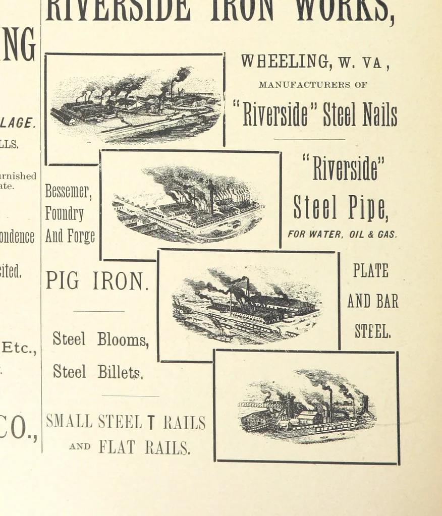 An illustration from The Metallurgy of Steel. Vol. 1, 1890, leaf 418
