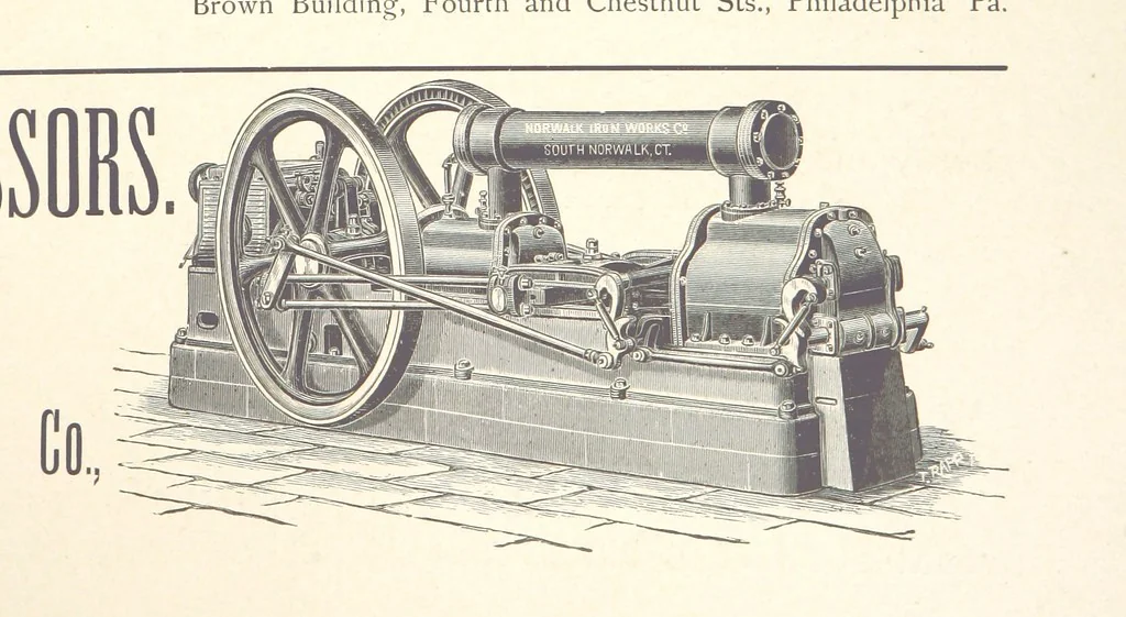 An illustration from The Metallurgy of Steel. Vol. 1, 1890, leaf 419