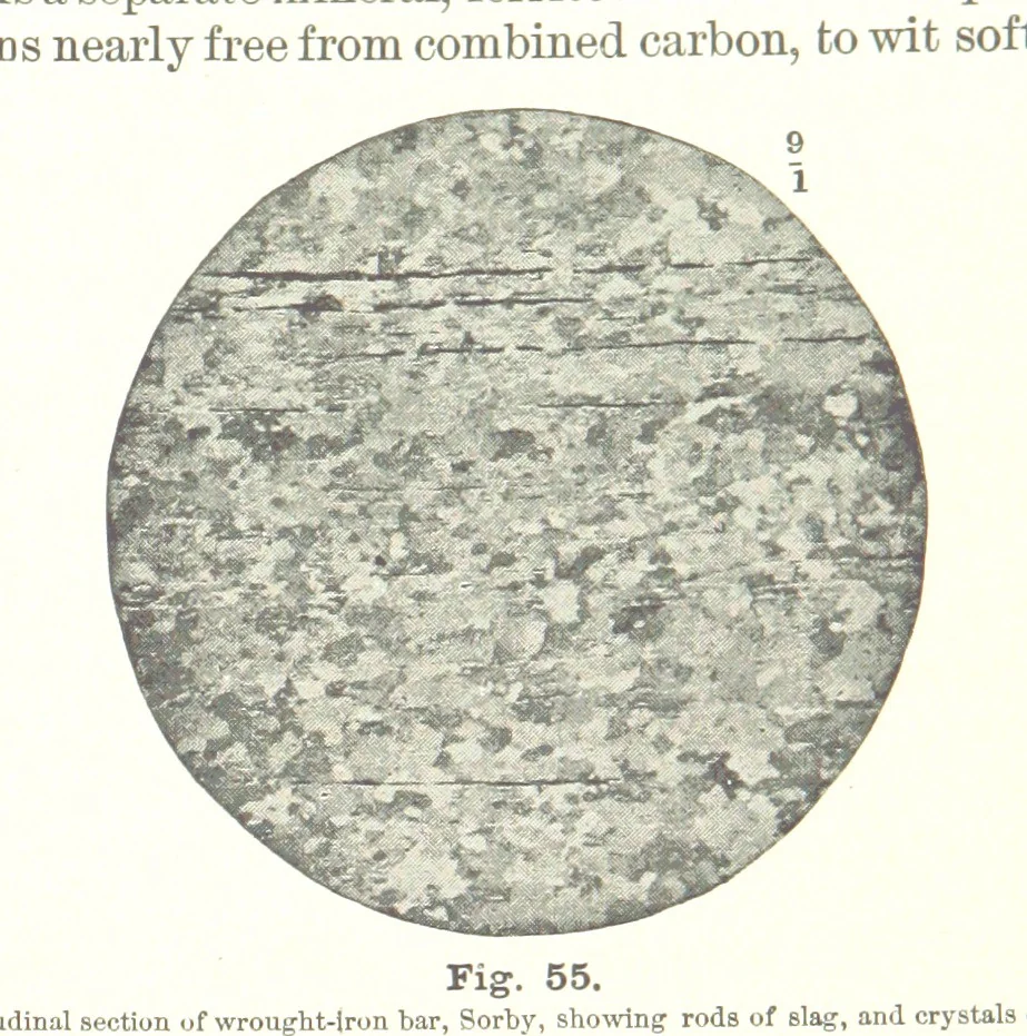 An illustration from The Metallurgy of Steel. ... Second edition ... enlarged. Vol. 1, 1891, leaf 189