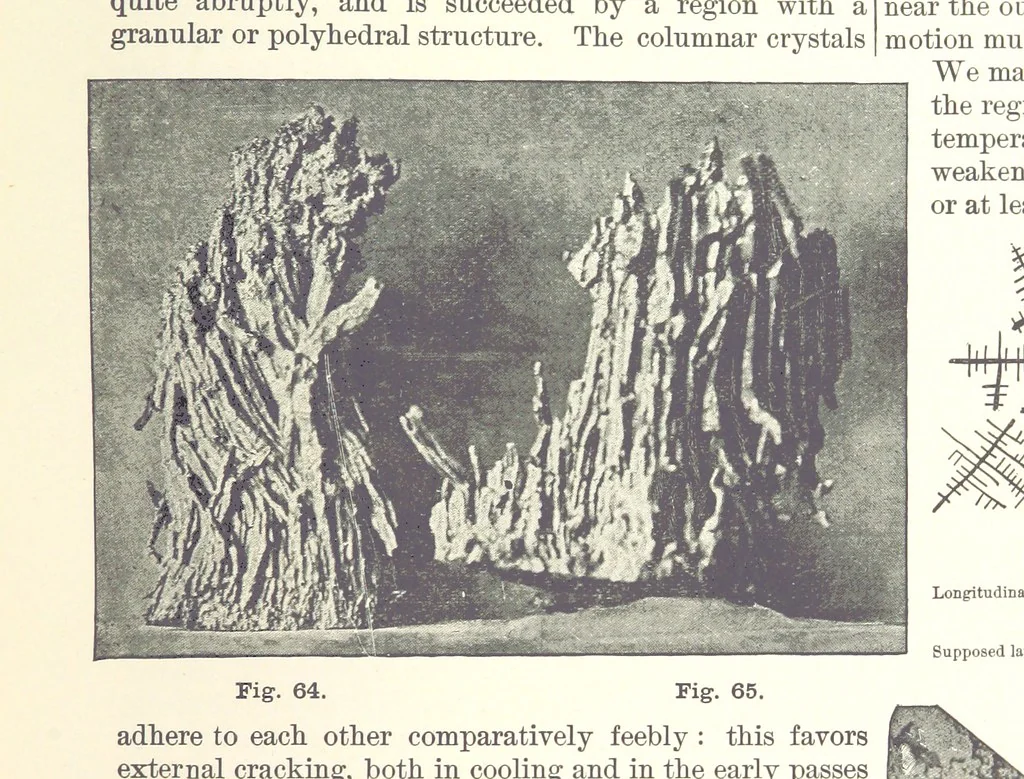 An illustration from The Metallurgy of Steel. ... Second edition ... enlarged. Vol. 1, 1891, leaf 207