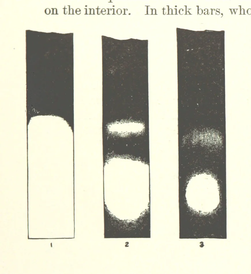An illustration from The Metallurgy of Steel. ... Second edition ... enlarged. Vol. 1, 1891, leaf 210