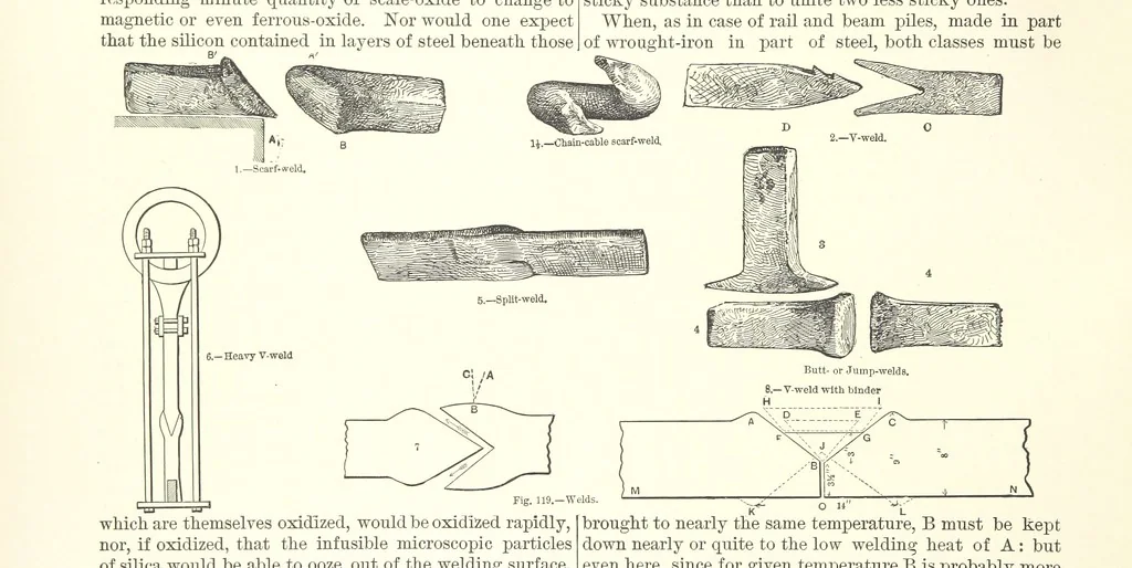 An illustration from The Metallurgy of Steel. ... Second edition ... enlarged. Vol. 1, 1891, leaf 276