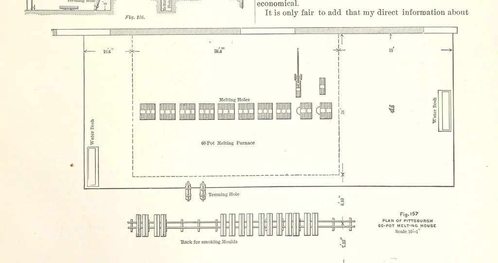 An illustration from The Metallurgy of Steel. ... Second edition ... enlarged. Vol. 1, 1891, leaf 331