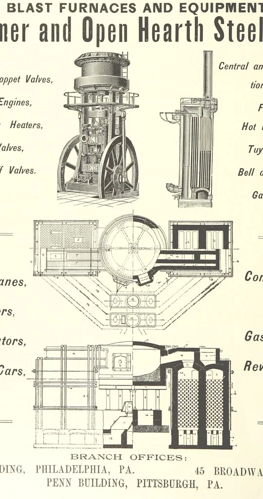 An illustration from The Metallurgy of Steel. ... Second edition ... enlarged. Vol. 1, 1891, leaf 430