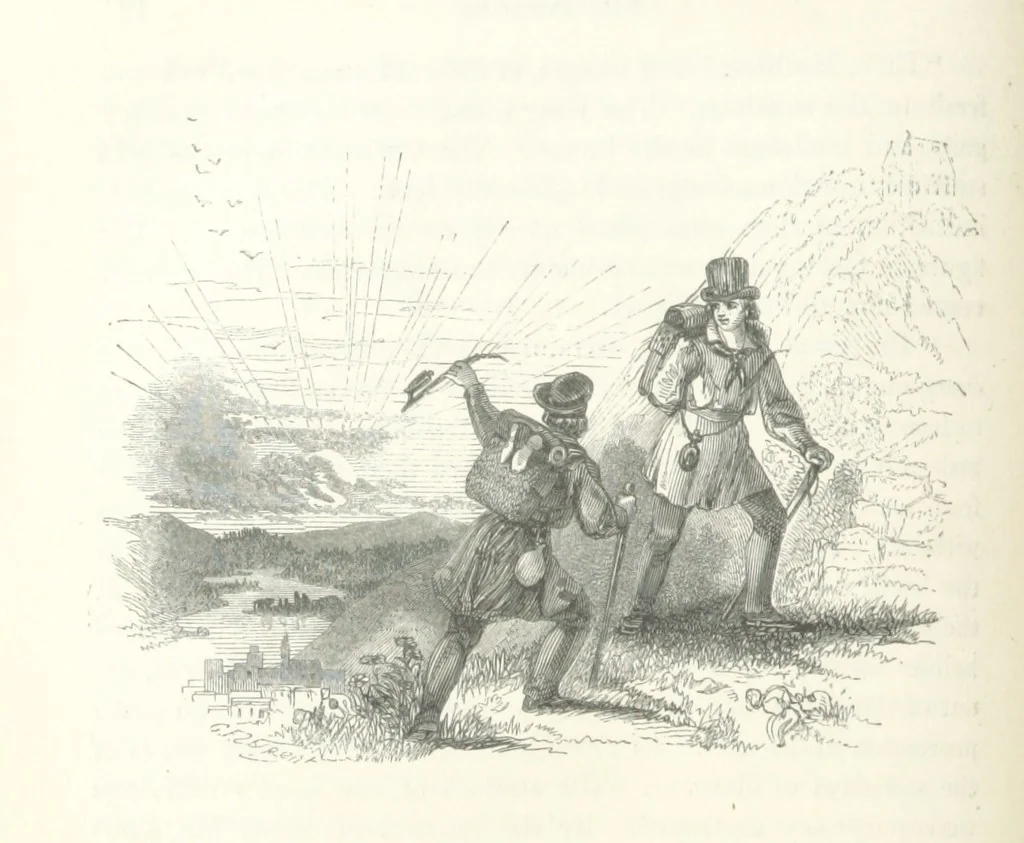 An illustration from The rural and domestic life of Germany, with characteristic sketches of its cities and scenery, collected in a general tour, and during a residence in the country in 1840, 41 and 42, 1842, leaf 138