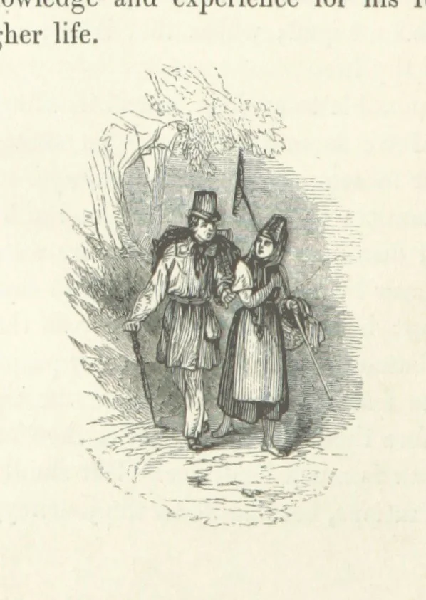 An illustration from The rural and domestic life of Germany, with characteristic sketches of its cities and scenery, collected in a general tour, and during a residence in the country in 1840, 41 and 42, 1842, leaf 156