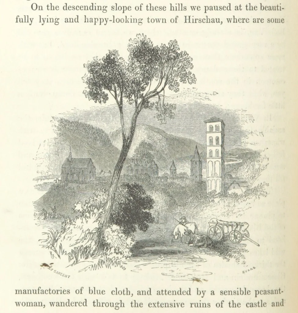 An illustration from The rural and domestic life of Germany, with characteristic sketches of its cities and scenery, collected in a general tour, and during a residence in the country in 1840, 41 and 42, 1842, leaf 284