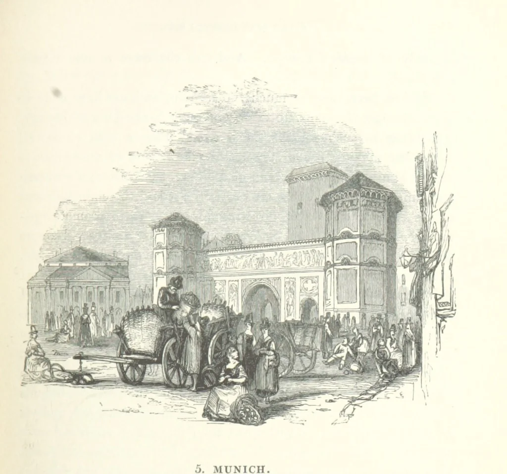 An illustration from The rural and domestic life of Germany, with characteristic sketches of its cities and scenery, collected in a general tour, and during a residence in the country in 1840, 41 and 42, 1842, leaf 327