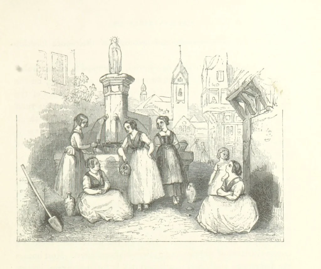An illustration from The rural and domestic life of Germany, with characteristic sketches of its cities and scenery, collected in a general tour, and during a residence in the country in 1840, 41 and 42, 1842, leaf 33