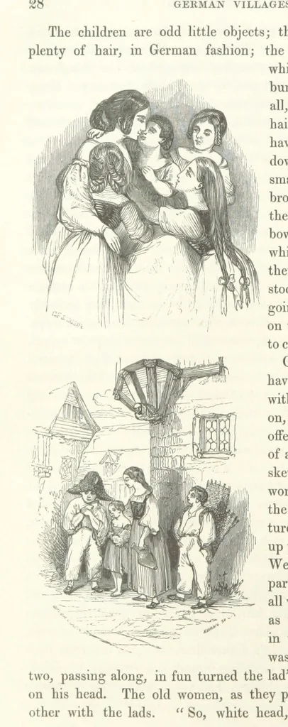 An illustration from The rural and domestic life of Germany, with characteristic sketches of its cities and scenery, collected in a general tour, and during a residence in the country in 1840, 41 and 42, 1842, leaf 44
