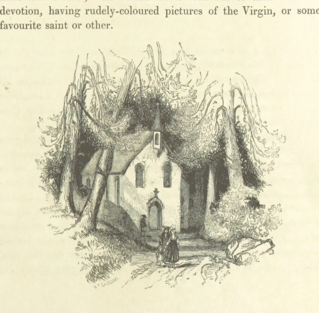 An illustration from The rural and domestic life of Germany, with characteristic sketches of its cities and scenery, collected in a general tour, and during a residence in the country in 1840, 41 and 42, 1842, leaf 55