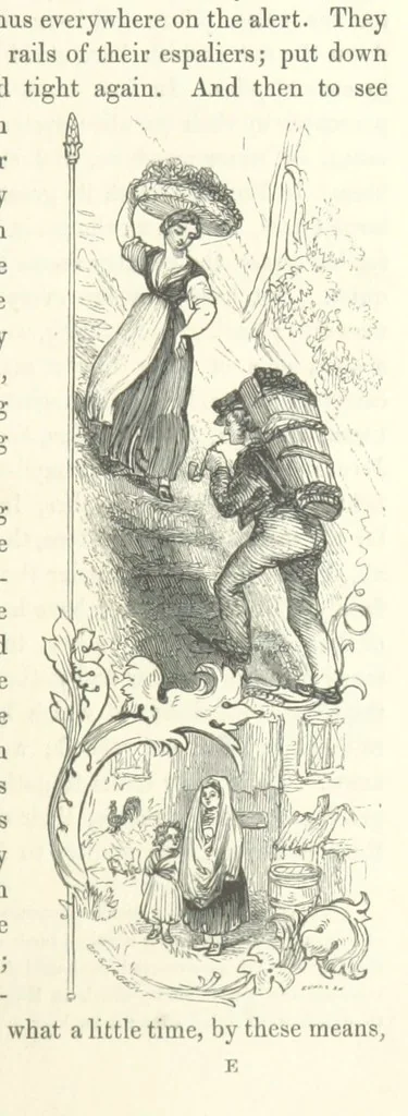 An illustration from The rural and domestic life of Germany, with characteristic sketches of its cities and scenery, collected in a general tour, and during a residence in the country in 1840, 41 and 42, 1842, leaf 65