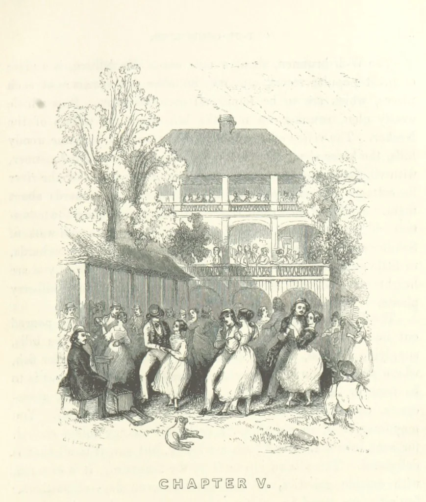 An illustration from The rural and domestic life of Germany, with characteristic sketches of its cities and scenery, collected in a general tour, and during a residence in the country in 1840, 41 and 42, 1842, leaf 73
