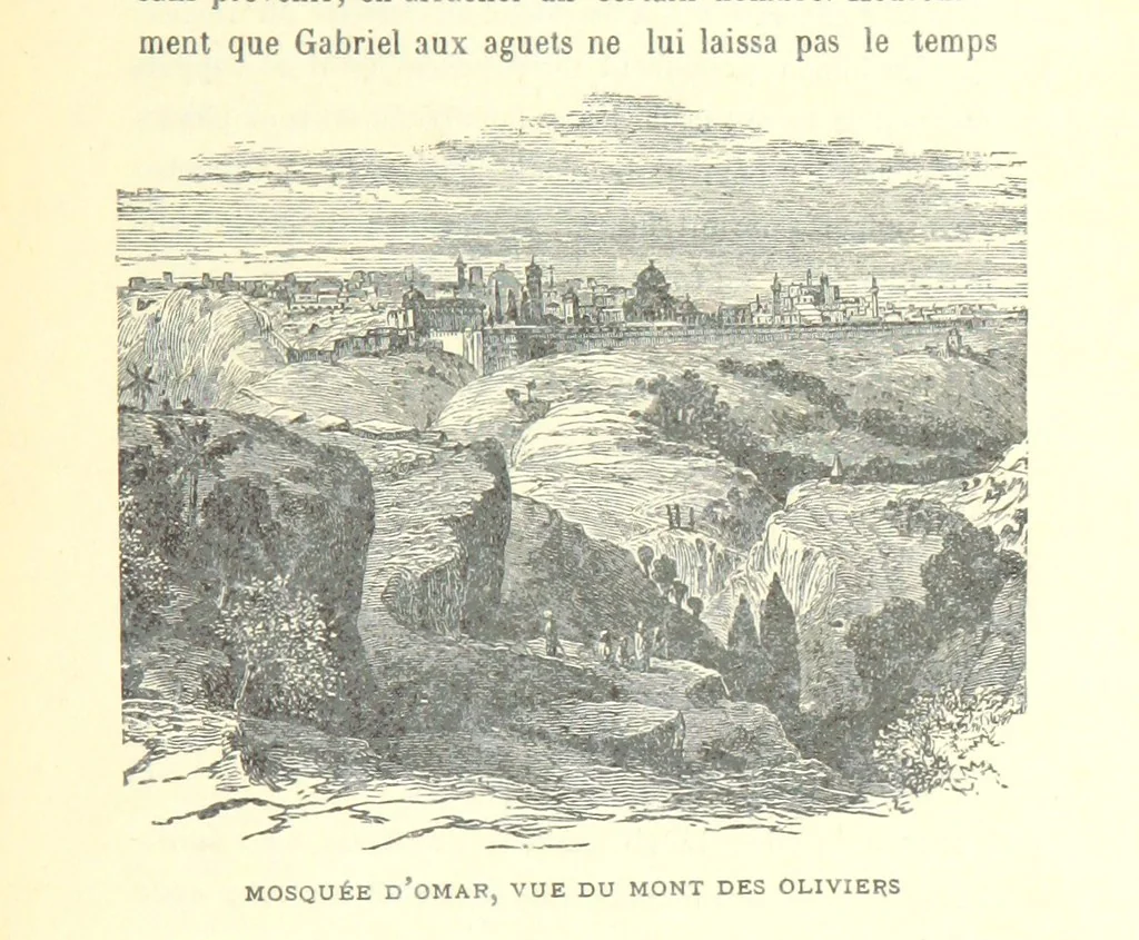 An illustration from De Paris à Jérusalem; impressions & souvenirs du VIme. Pélerinage de Pénitence, 1888, leaf 259