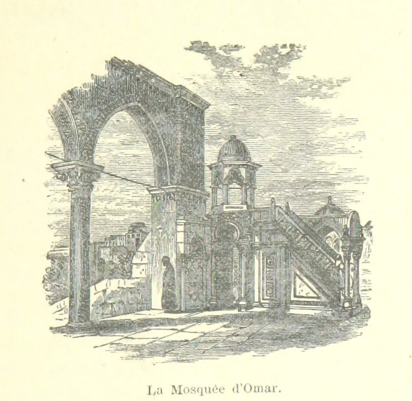 An illustration from De Paris à Jérusalem; impressions & souvenirs du VIme. Pélerinage de Pénitence, 1888, leaf 265