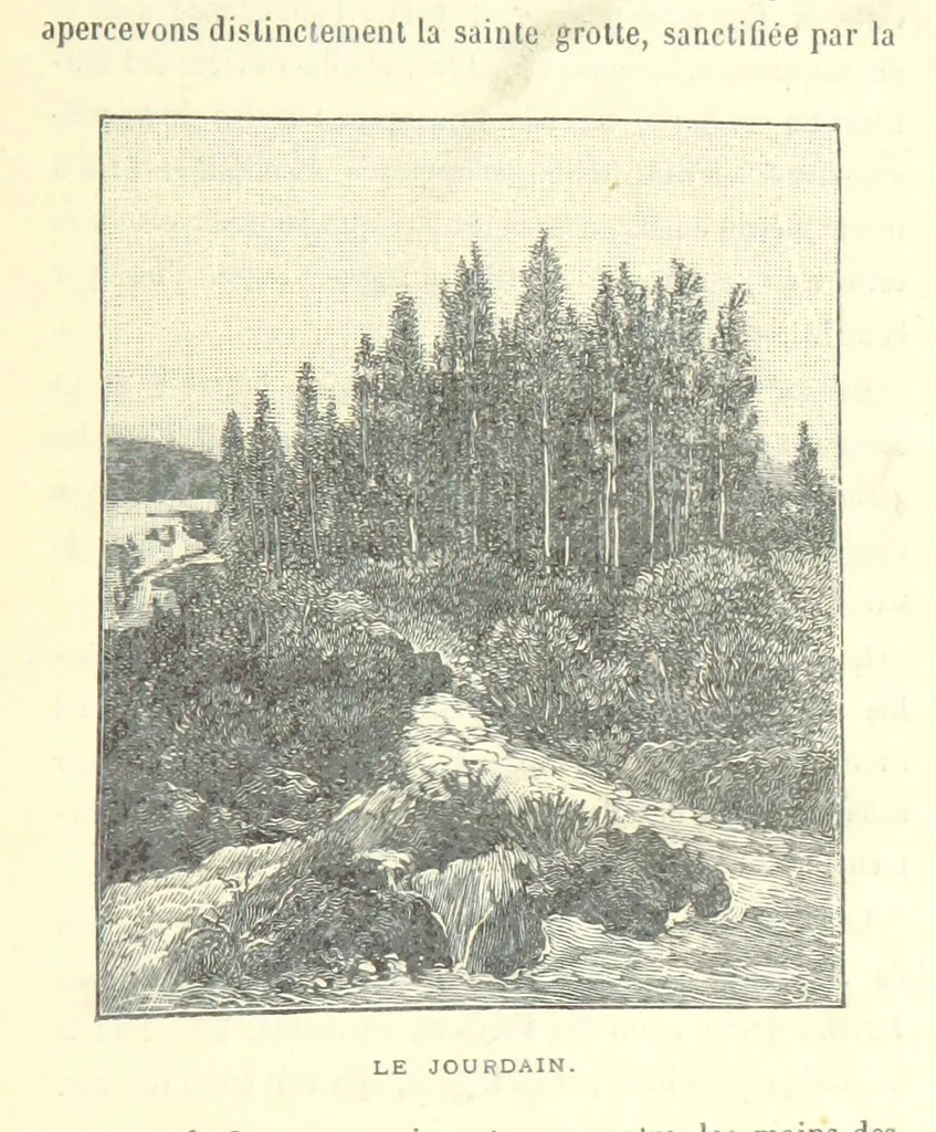 An illustration from De Paris à Jérusalem; impressions & souvenirs du VIme. Pélerinage de Pénitence, 1888, leaf 281